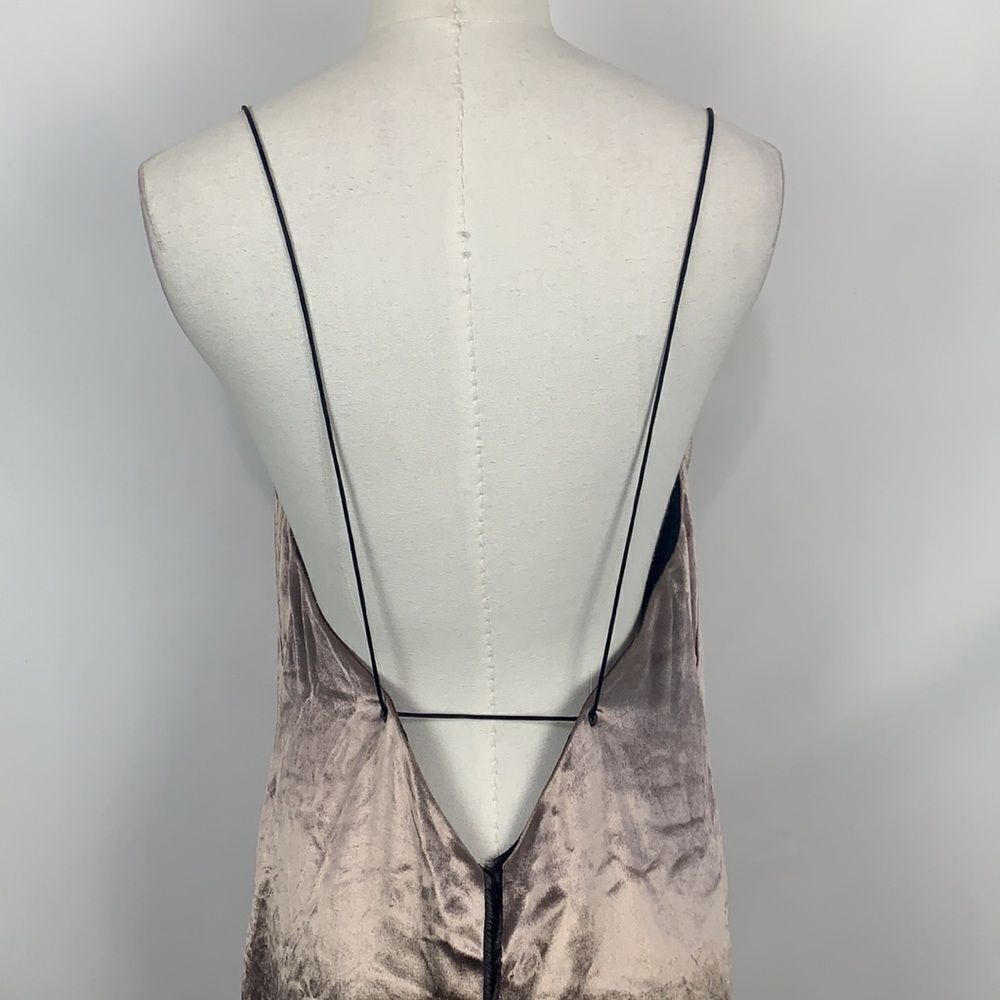 Rag and Bone NWT champagne velvet slip dress - Picture 7 of 11